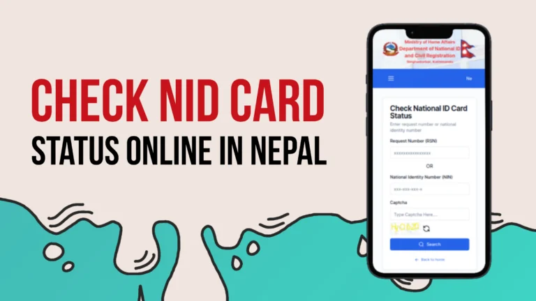 Check NID Card Status Online in Nepal