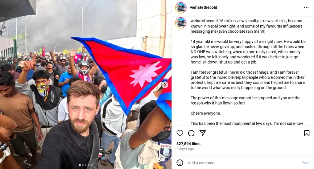 Gen-Z Protests WeHateTheCold